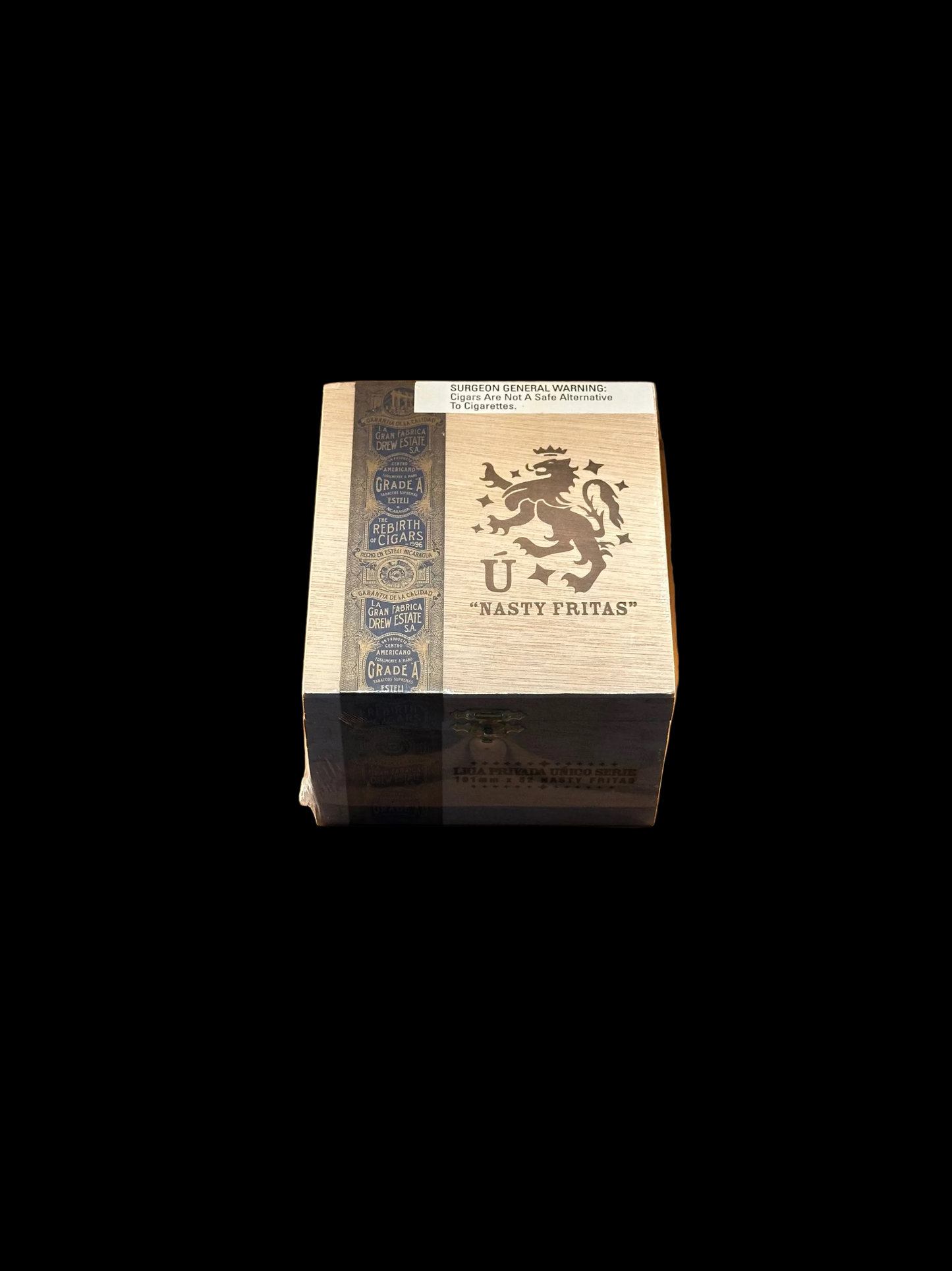 Drew Estate Liga Privada Unico Nasty Fritas Pyramid (4 x 52) – Box of 25 Medium to Full Smoke