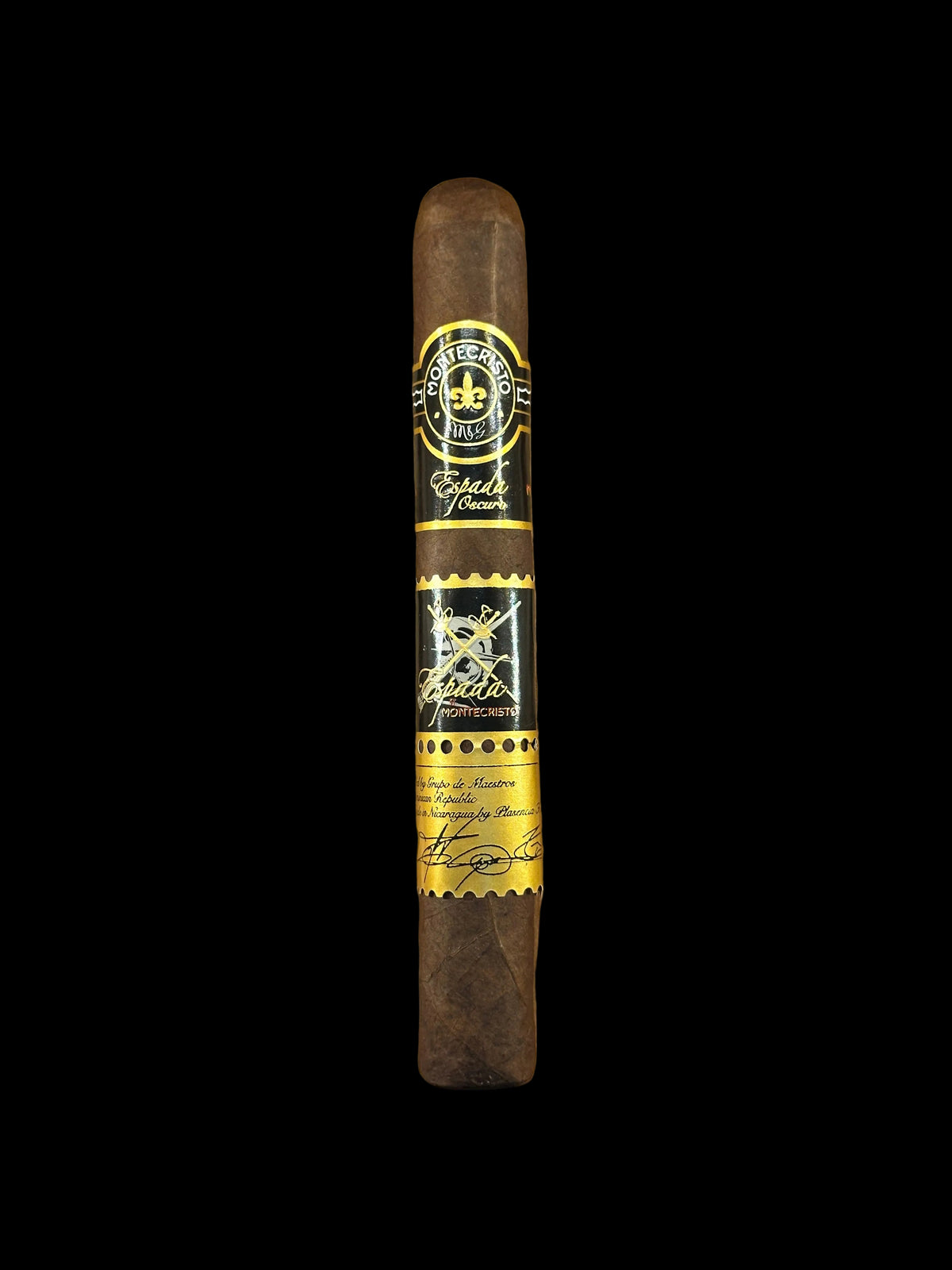 Montecristo Espada Oscuro Guard Toro (6 x 50) – Rich & Bold Medium Smoke