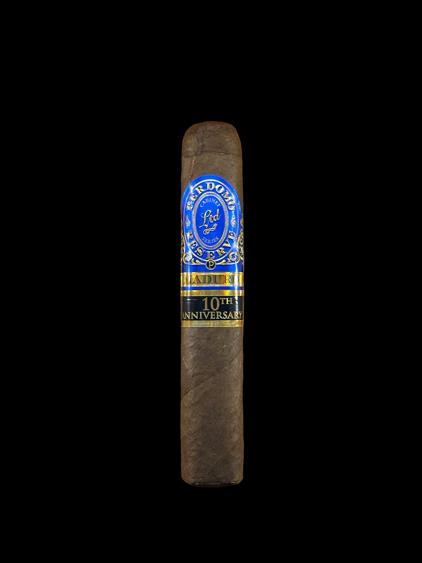 Perdomo 10th Anniversary Maduro Box-Pressed Robusto (5 x 54) – Rich & Smooth Medium Smoke