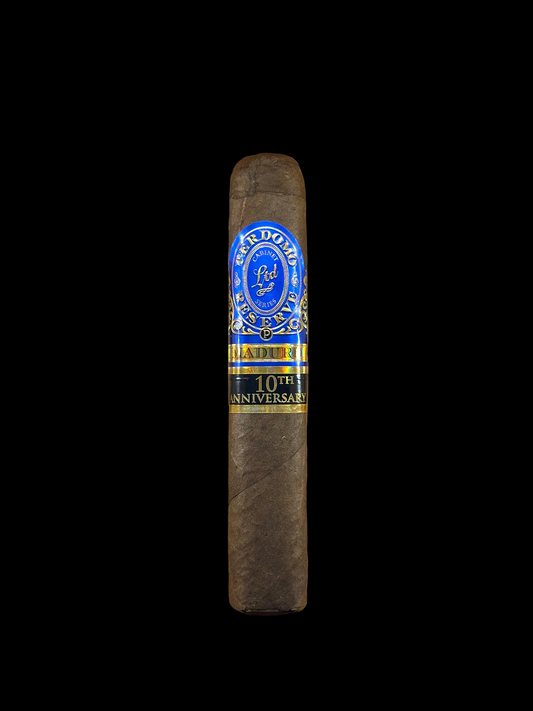 Perdomo 10th Anniversary Maduro Box-Pressed Robusto (5 x 54) – Rich & Smooth Medium Smoke